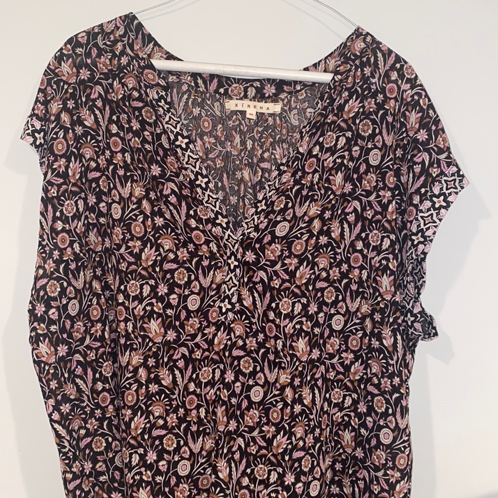 Xirena floral blouse